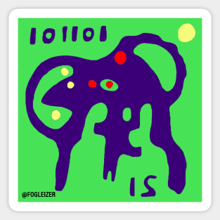 101101 Sticker